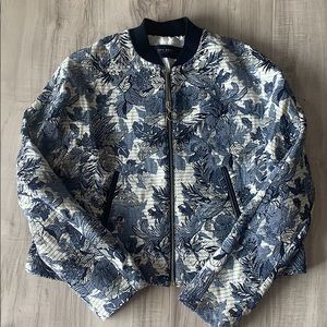 Zara floral print women’s jacket. Made in Spain.